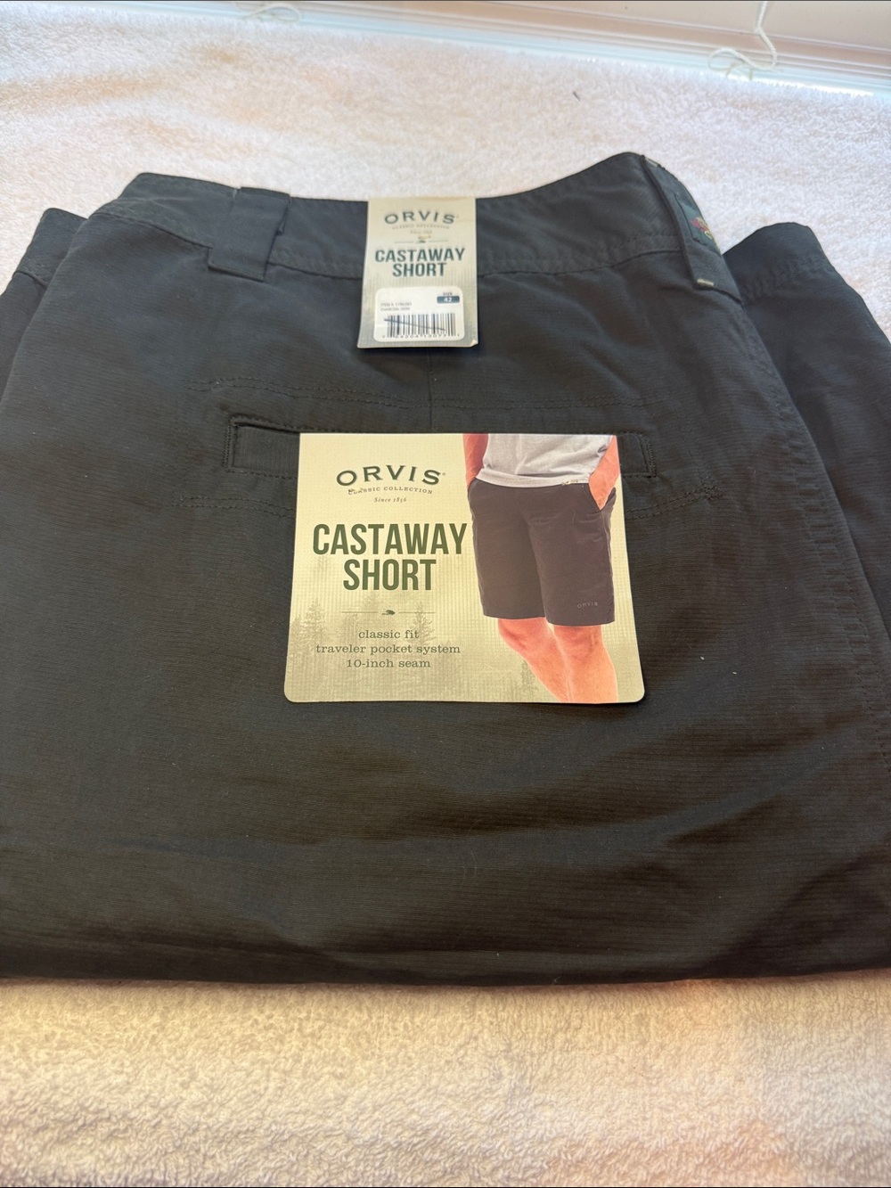 NWT Orvis Castaway Short - Men's Charcoal